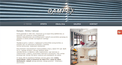 Desktop Screenshot of dampex.pl